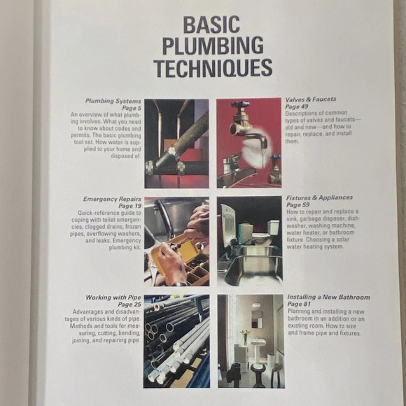 Vintage Grolier’s Home Owning Made Easy Basic Plumbing Techniques Hardcover Book - Picture 4 of 11